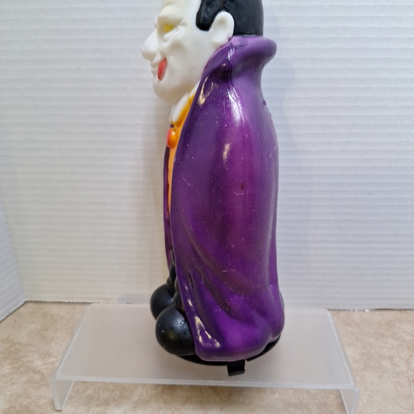 Dracula Plastic Blow Mold 1998 Halloween Pathway Light Toppers 9" Empire - Picture 4 of 10